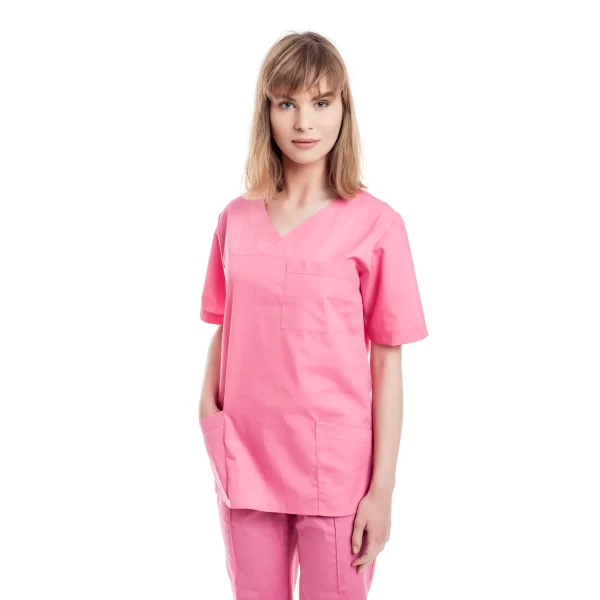 Moteriška rožinė medicininė pižama (komplektas) WSS01PI