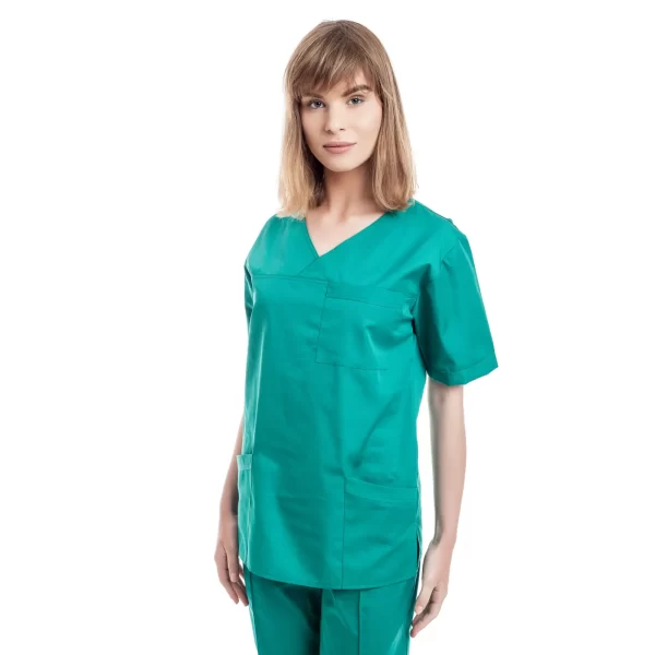 Moteriška žalia medicininė pižama (komplektas) WSS01GR